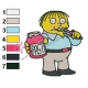 Ralph Wiggum Simpsons Embroidery